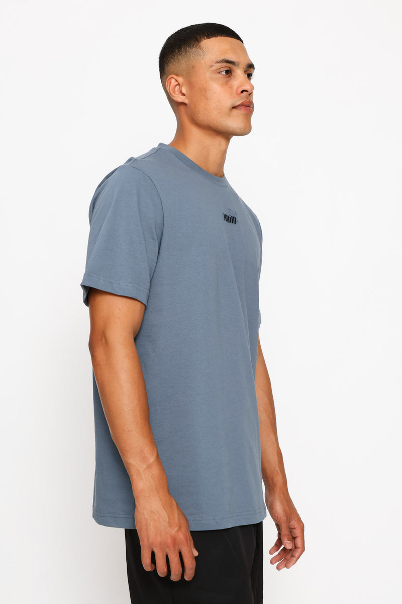 Essential Small No.1 Logo Tee - Blue