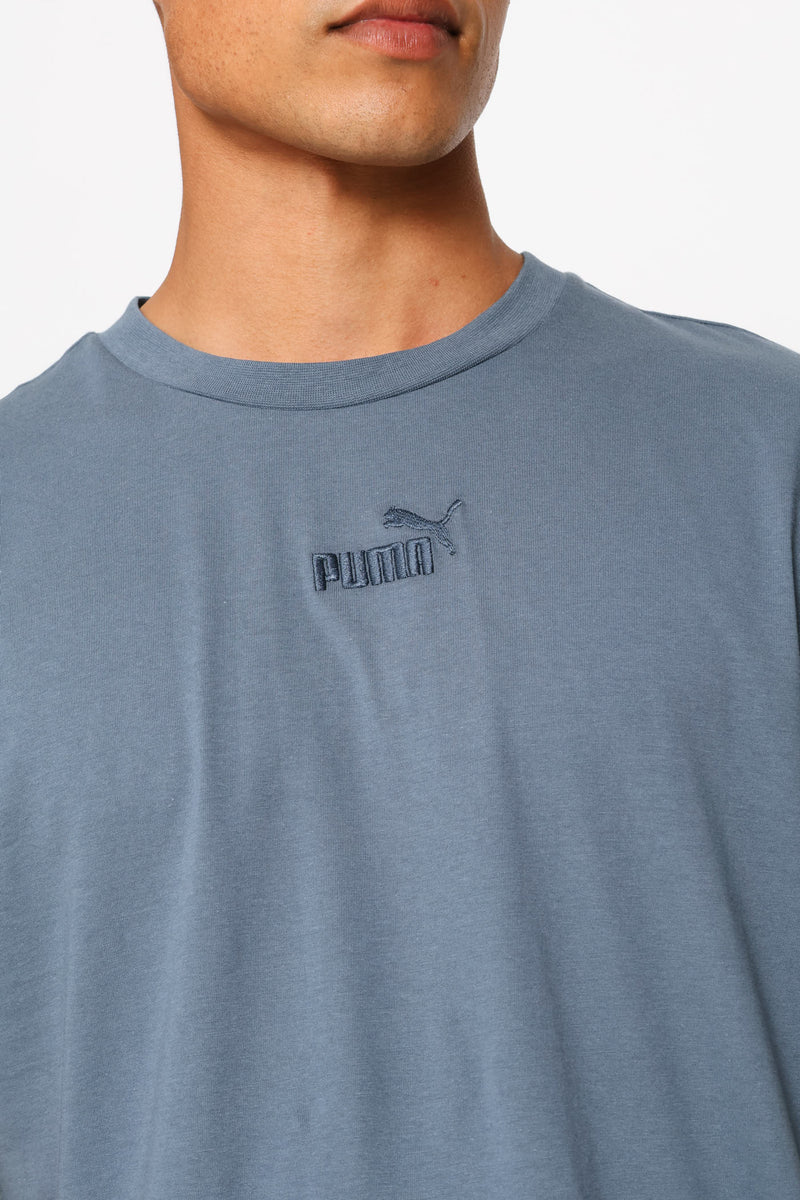 Essential Small No.1 Logo Tee - Blue