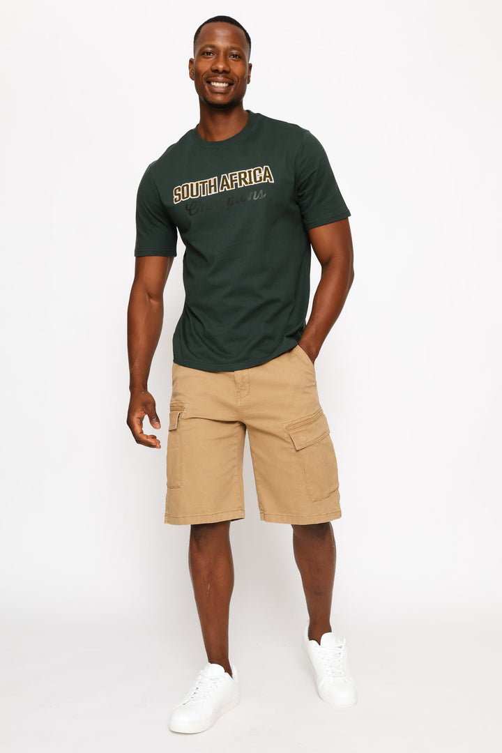 South Africa Heavy Weight Tee - Dark Green