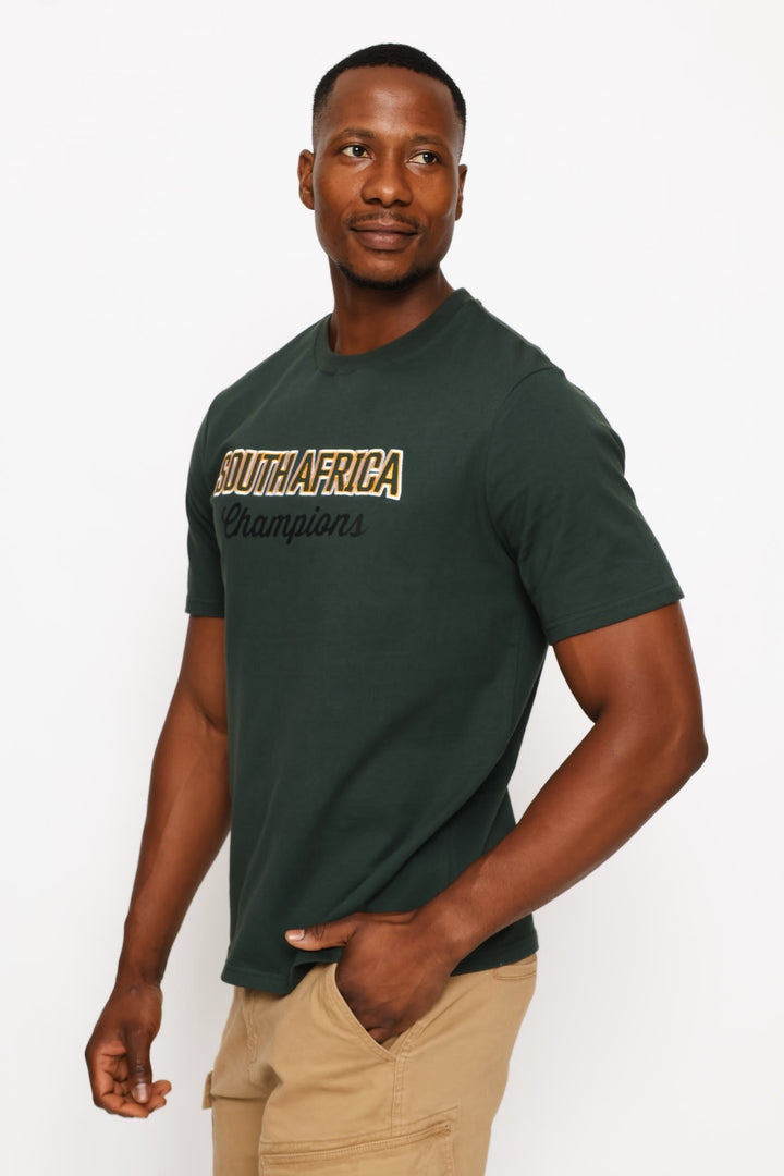 South Africa Heavy Weight Tee - Dark Green