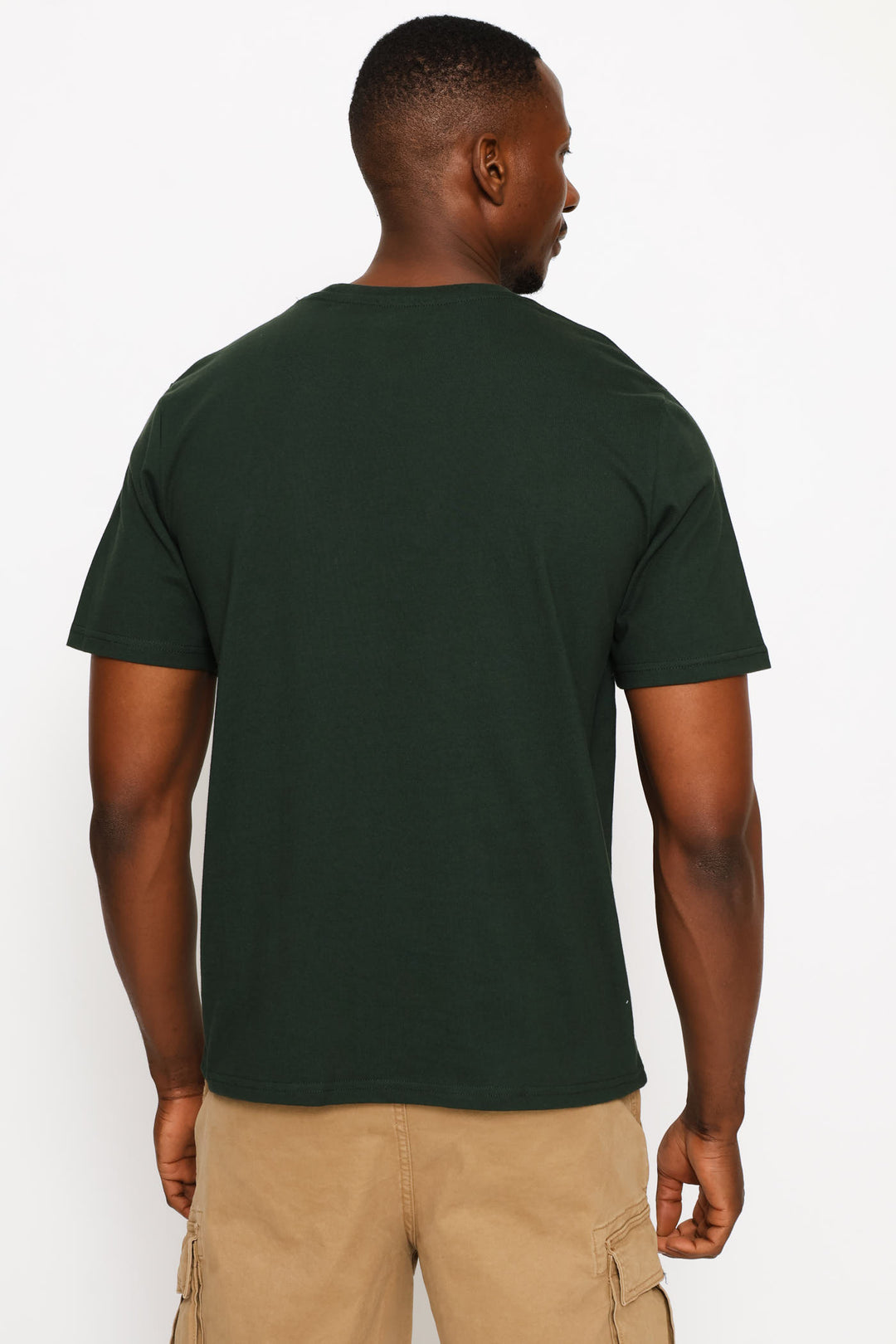 Sa Embroidered Chest Heavy Weight Tee - Green