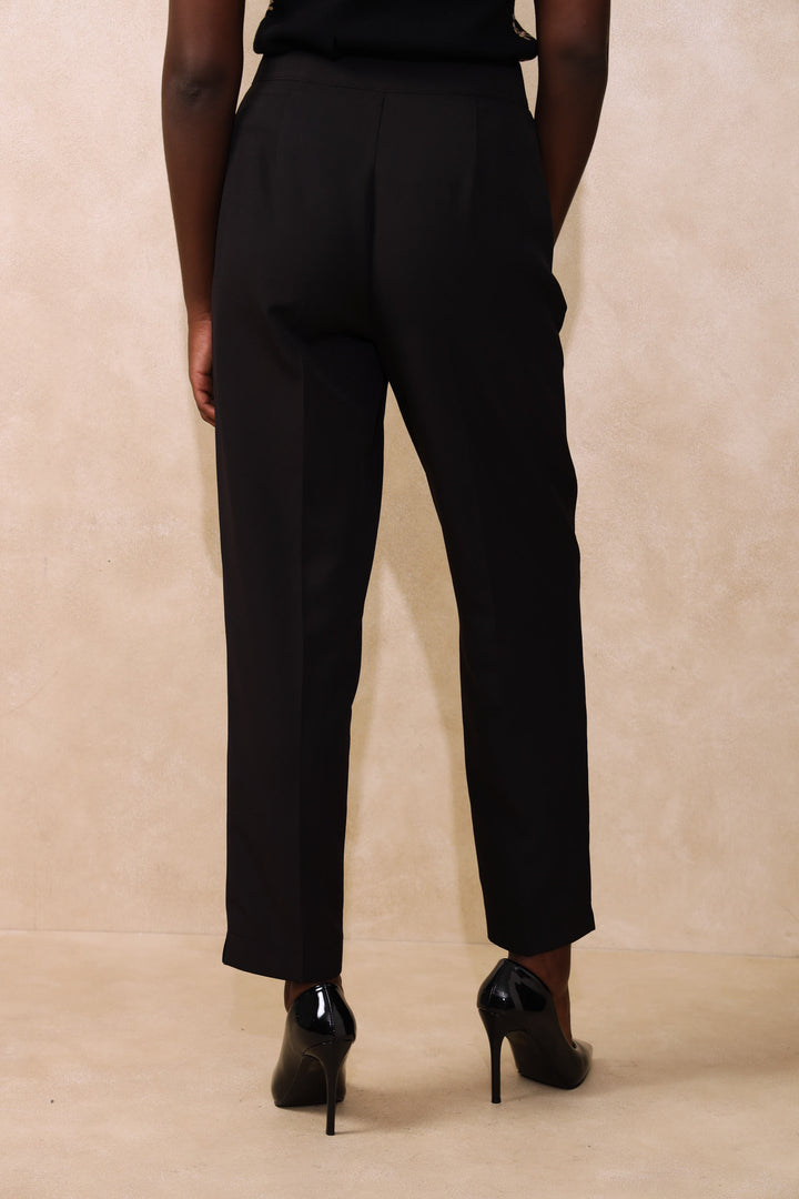 Extended Tab Slimleg Pants - Black