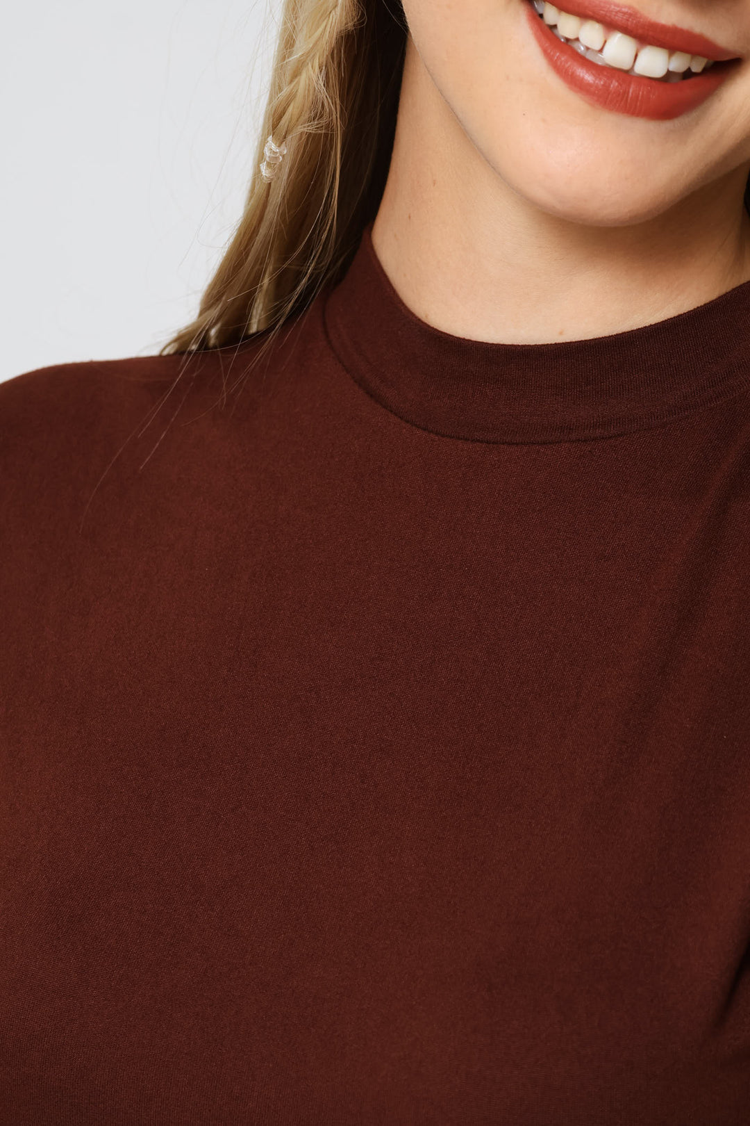 Side Strap Dty Tee - Chocolate