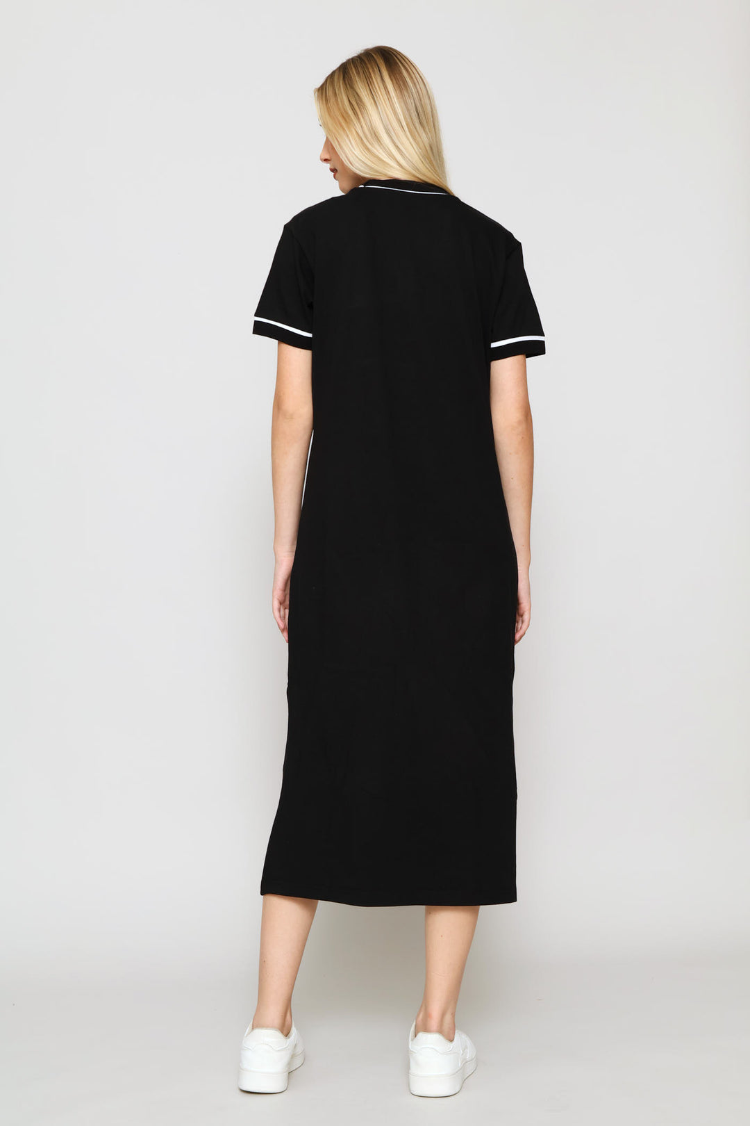 Essential Elevated Tipping Dress - Black