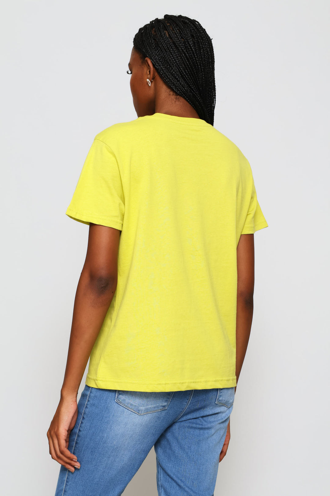 Sun Sea & Sand Foil Tee - Chartreuse