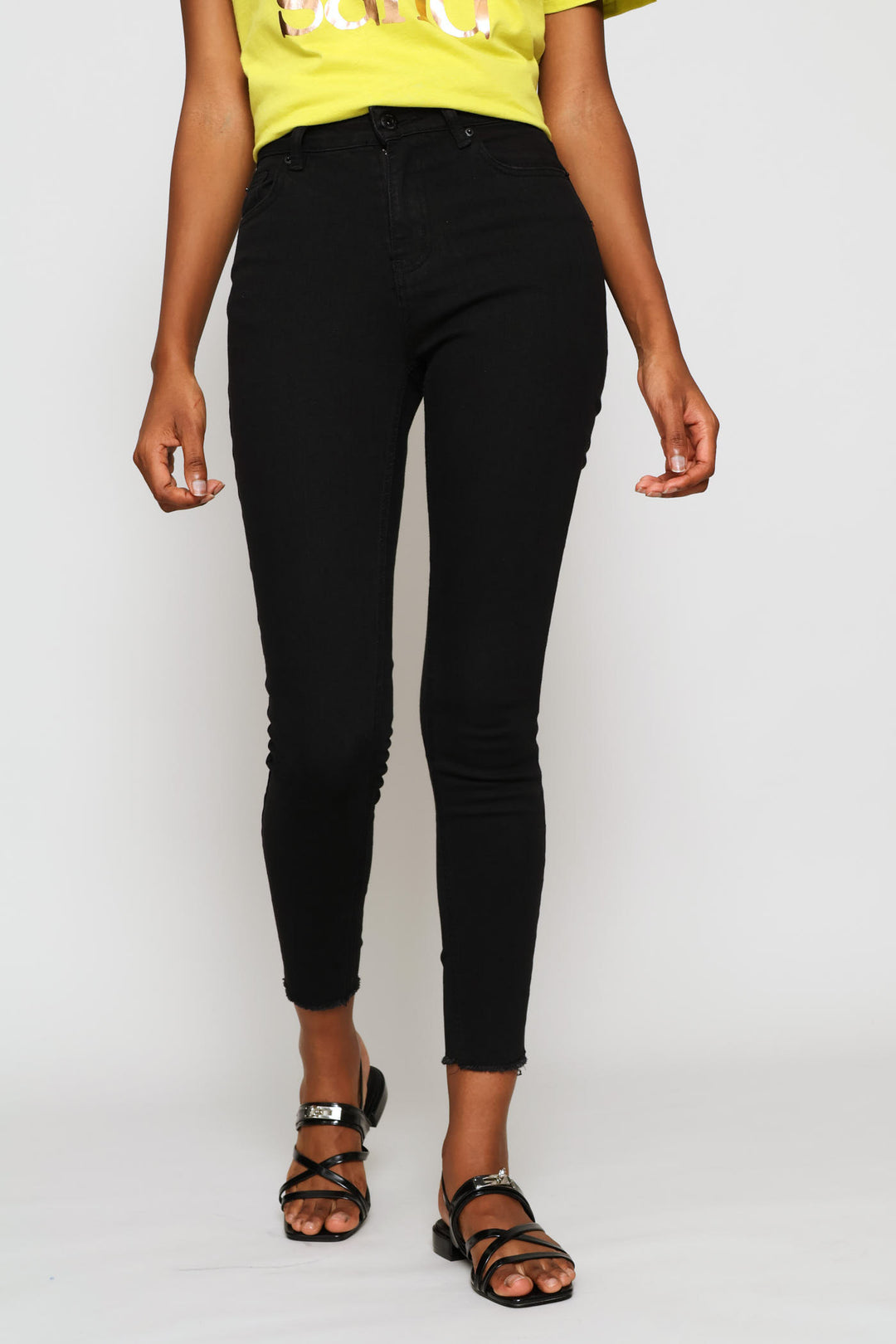 Supersoft Ankle Grazer Skinny Denim - Black