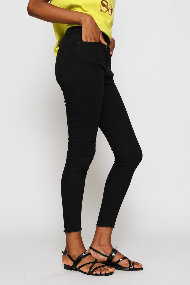 Supersoft Ankle Grazer Skinny Denim - Black