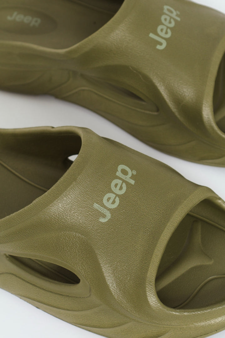 Renegade Molded Slip On Mules - Olive