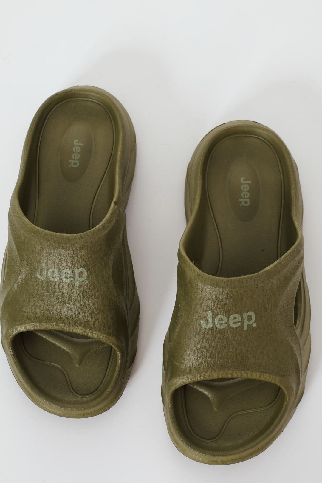 Renegade Molded Slip On Mules - Olive