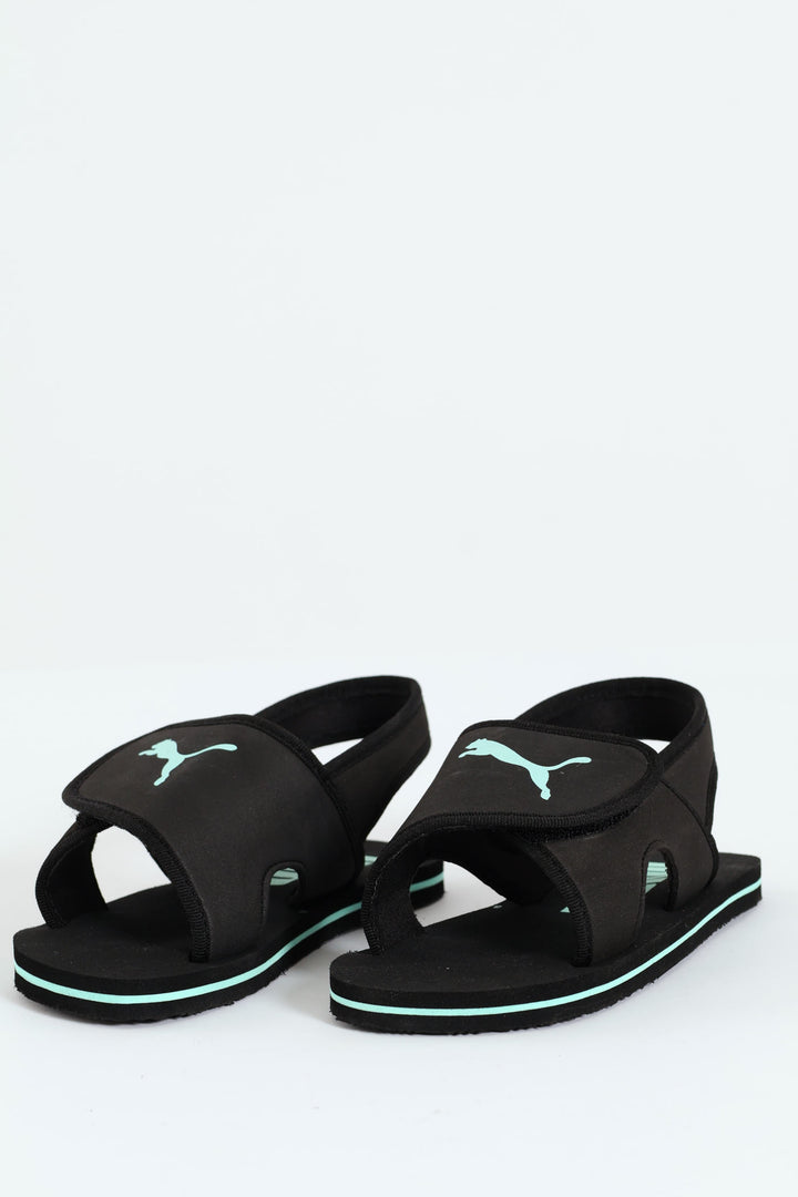 Pre-Boys Summer Flip Flop - Black