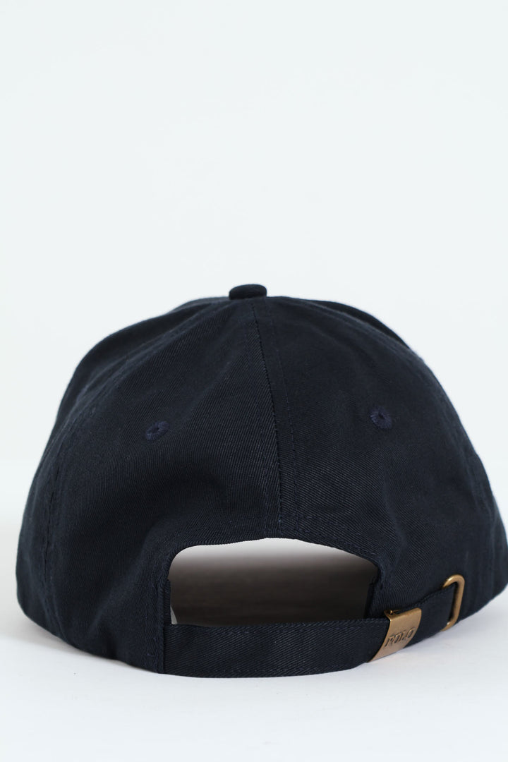 Classic 6 Panel Peak Cap - Navy