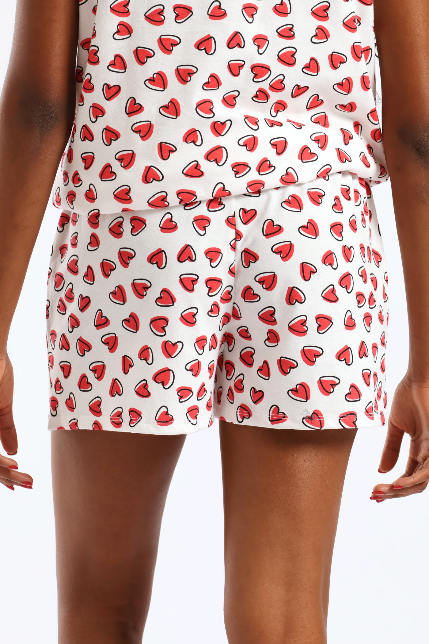 本日限定andmary Milky pile heart short pants ANDMARY】Mary heart pants