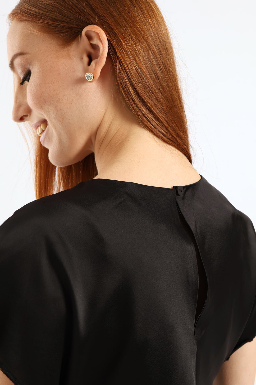 Isabella Bias Cut Dress - Black