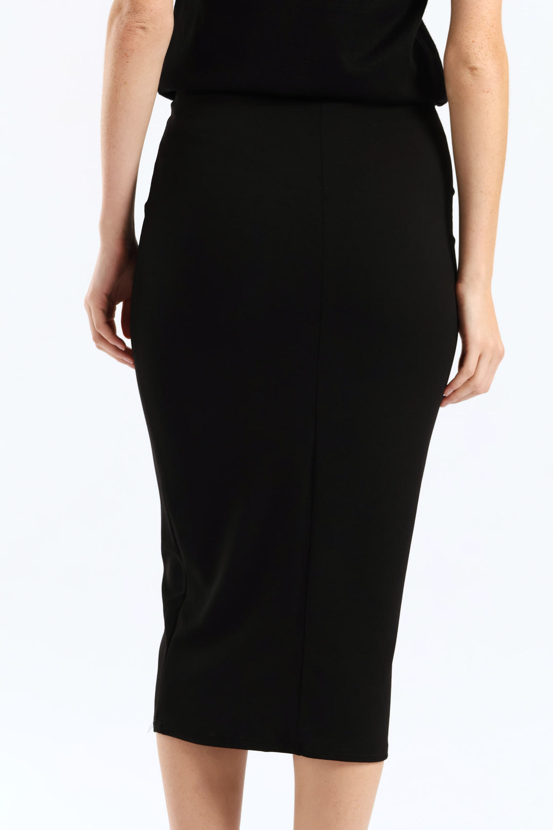 Basic Career Skirt - Black