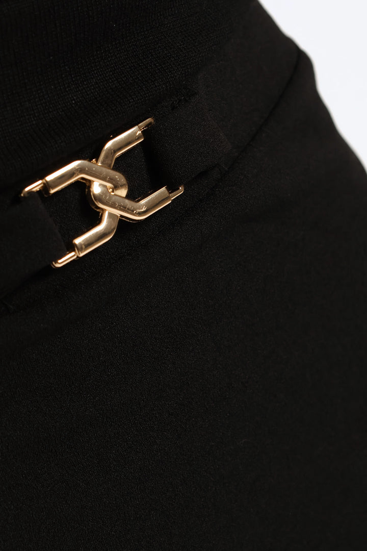 Basic Career Skirt - Black