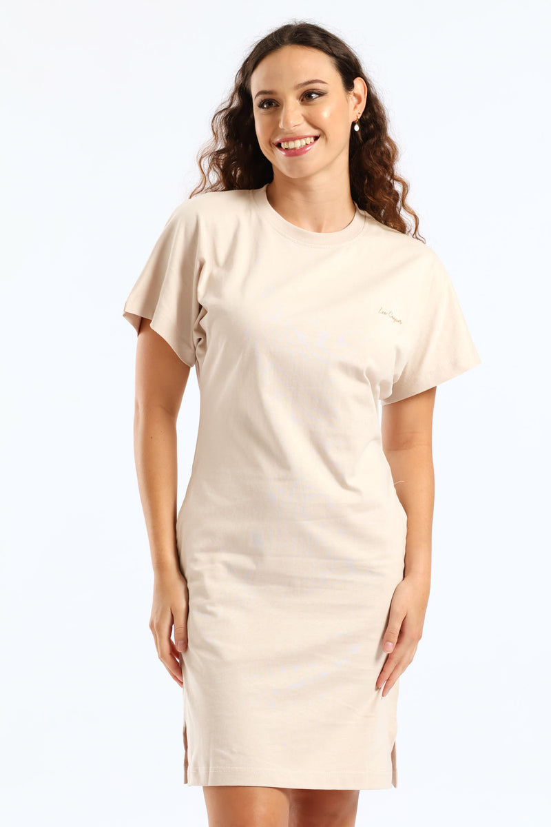 Batwing Downdress - Stone