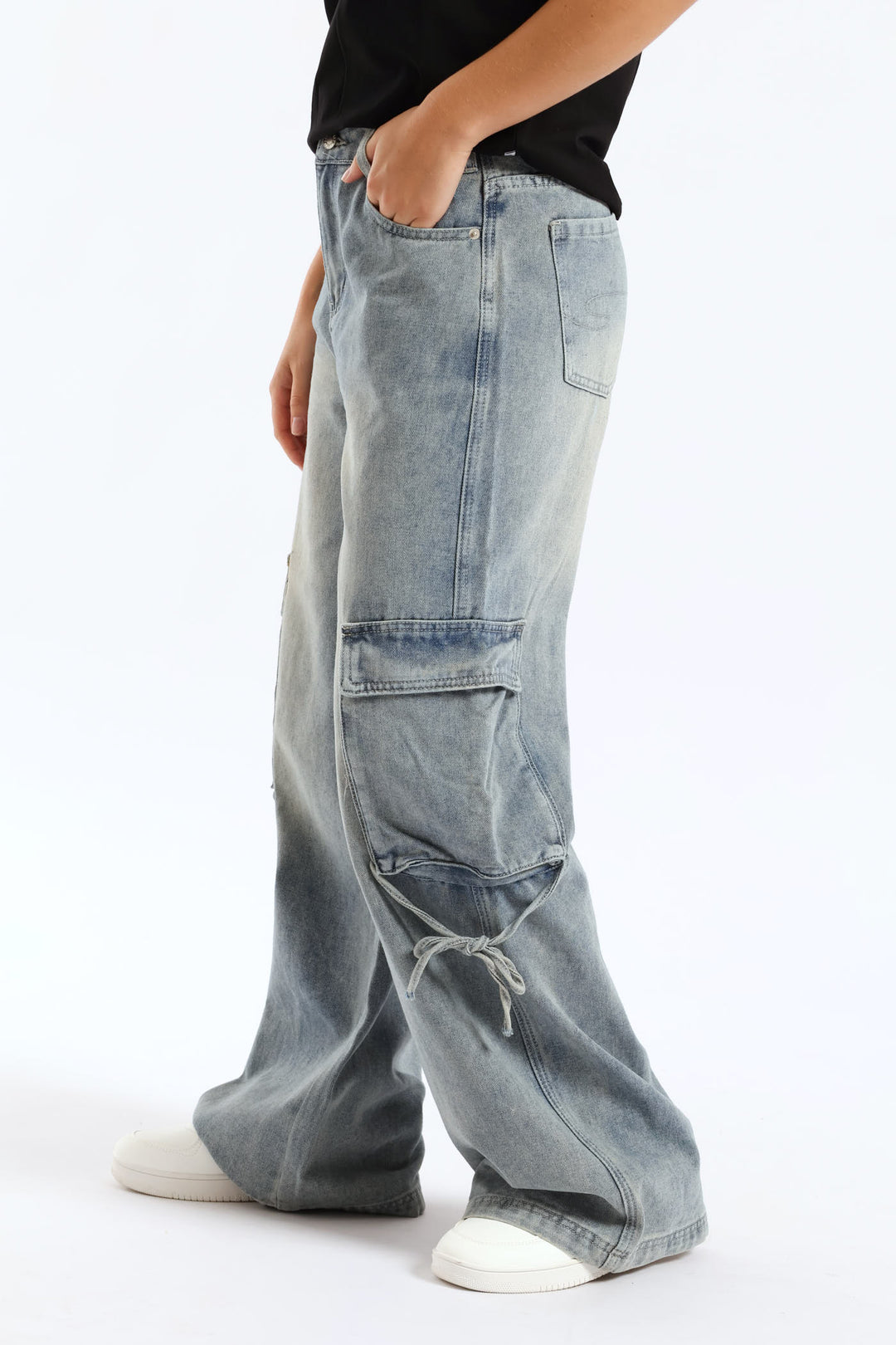 Wide Leg Denim - Light Wash