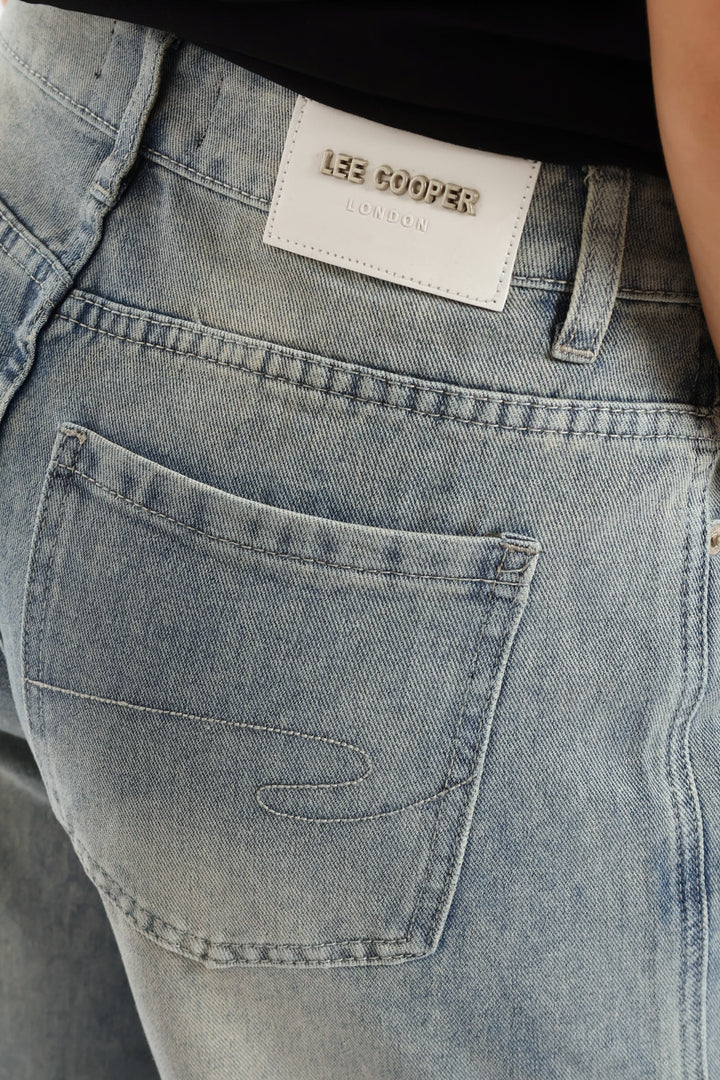 Wide Leg Denim - Light Wash