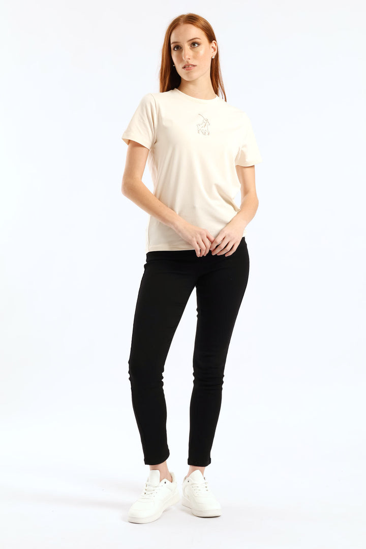 Cally Pony T-Shirt - Sand