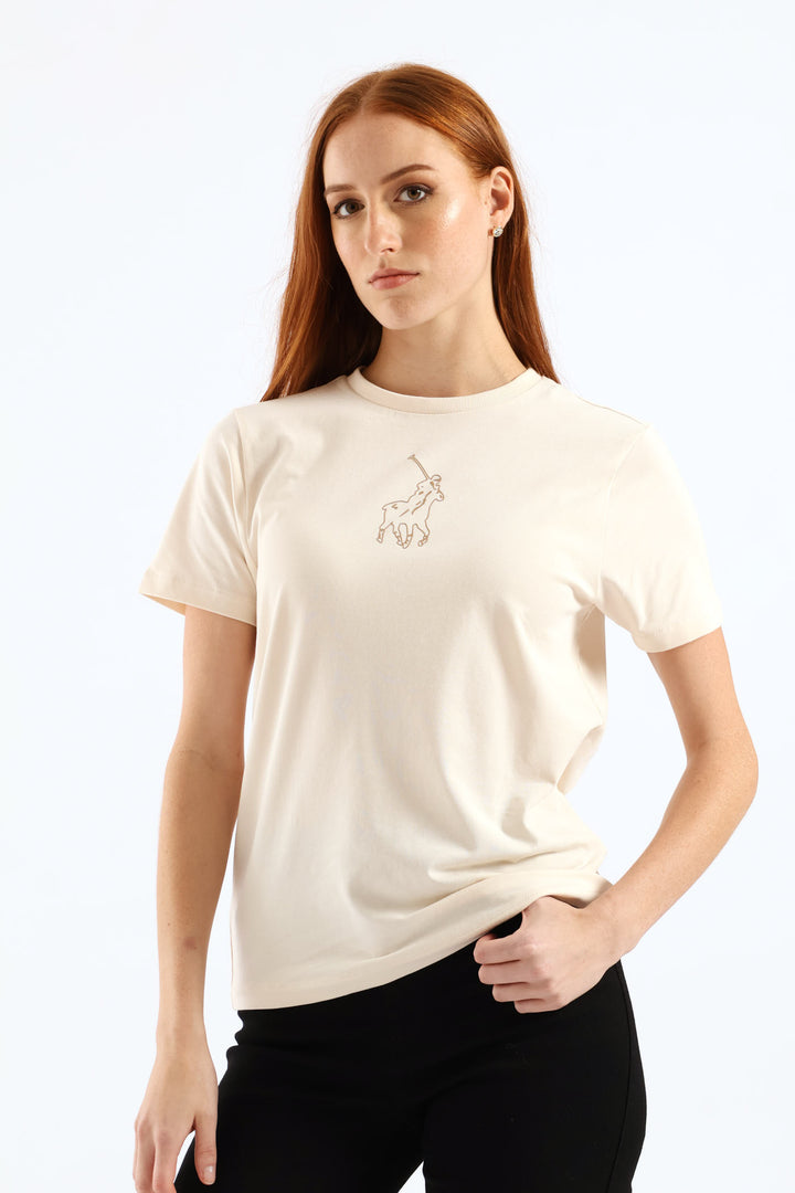 Cally Pony T-Shirt - Sand