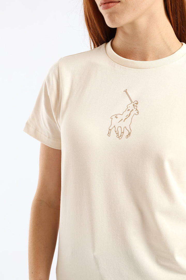 Cally Pony T-Shirt - Sand