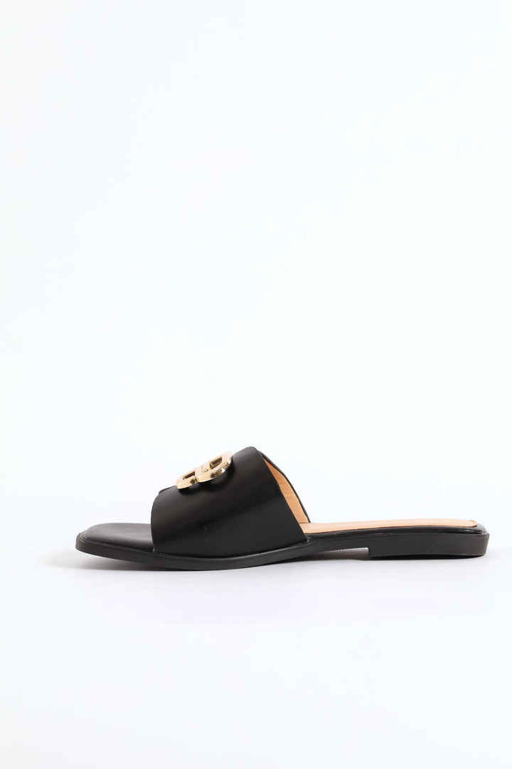 Syrup 1 Flat Sandal - Black
