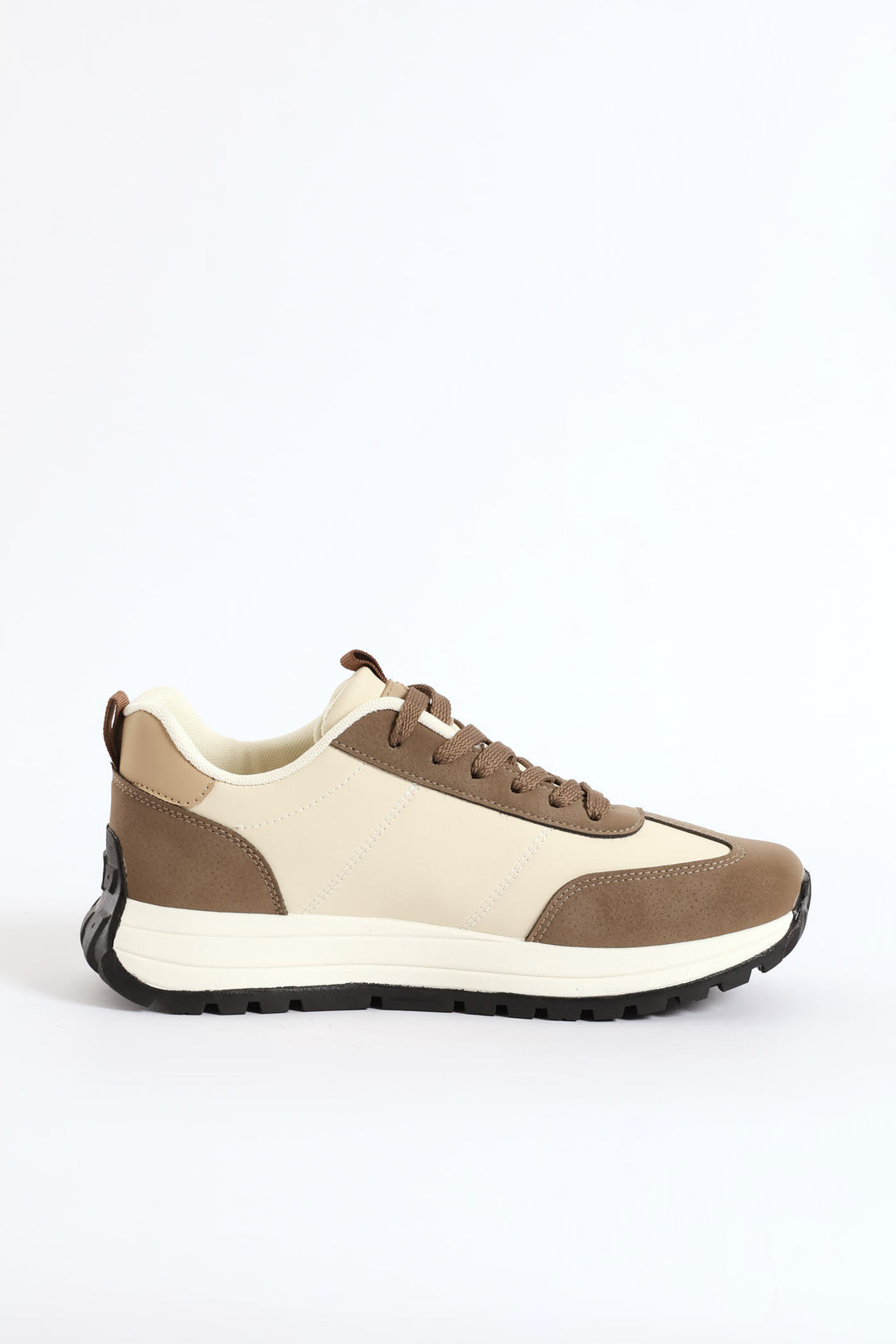 Oxford Retro Trainer - Camel