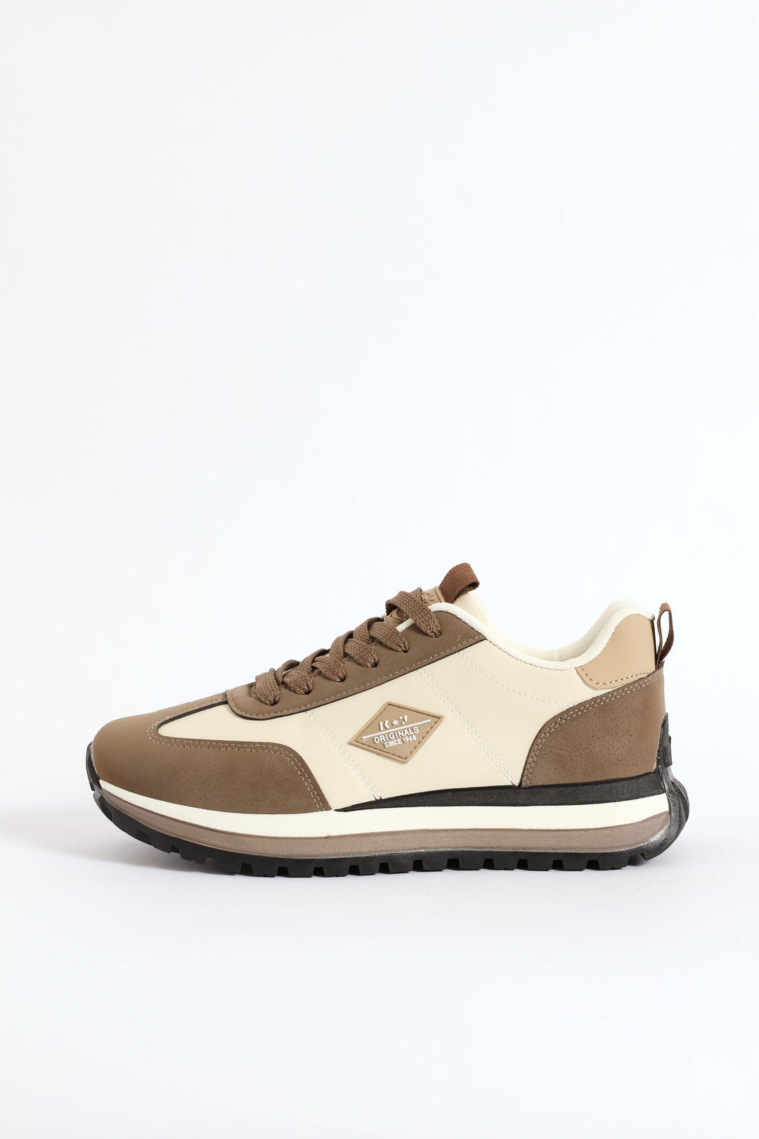 Oxford Retro Trainer - Camel