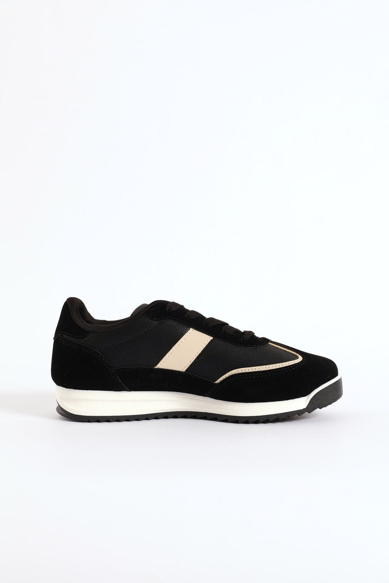 Colourblock Sneaker - Black
