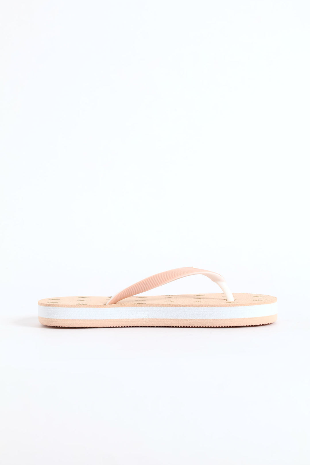 Girls Monogram Flip Flop - Pink