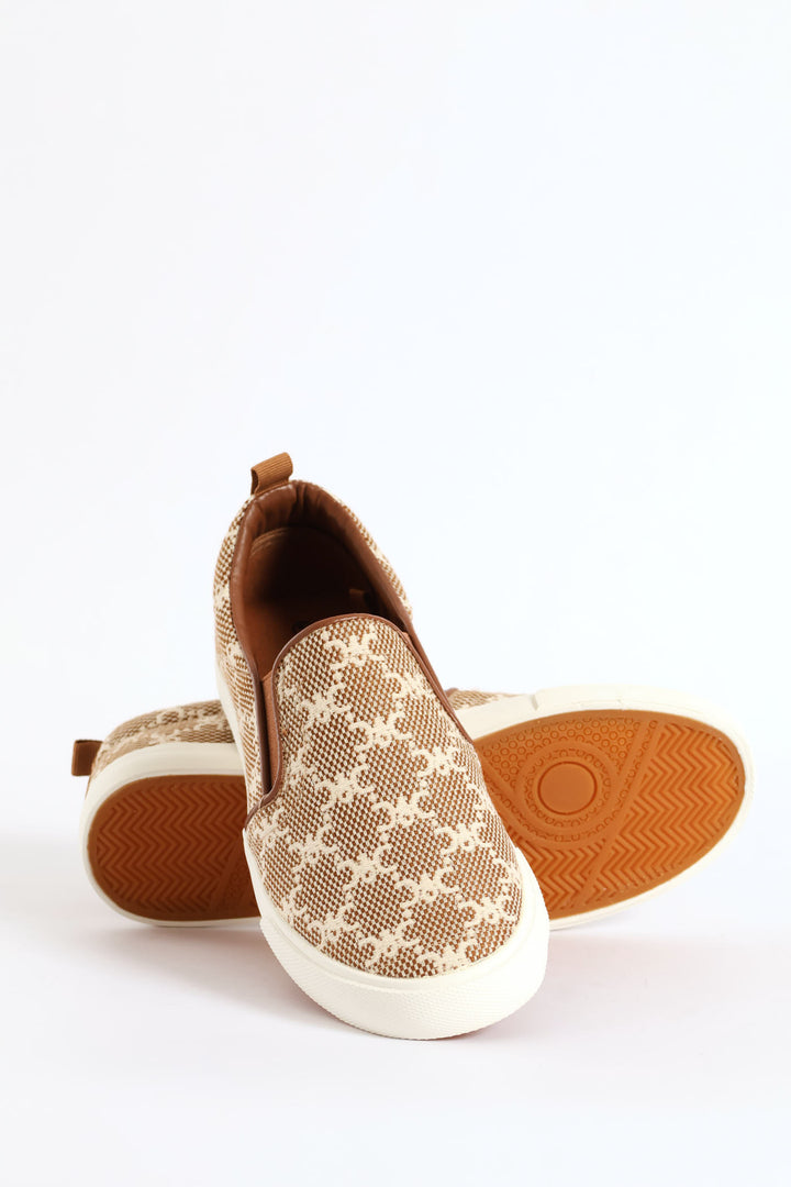 Monogram Slip On Plimsole Sneaker - Multi