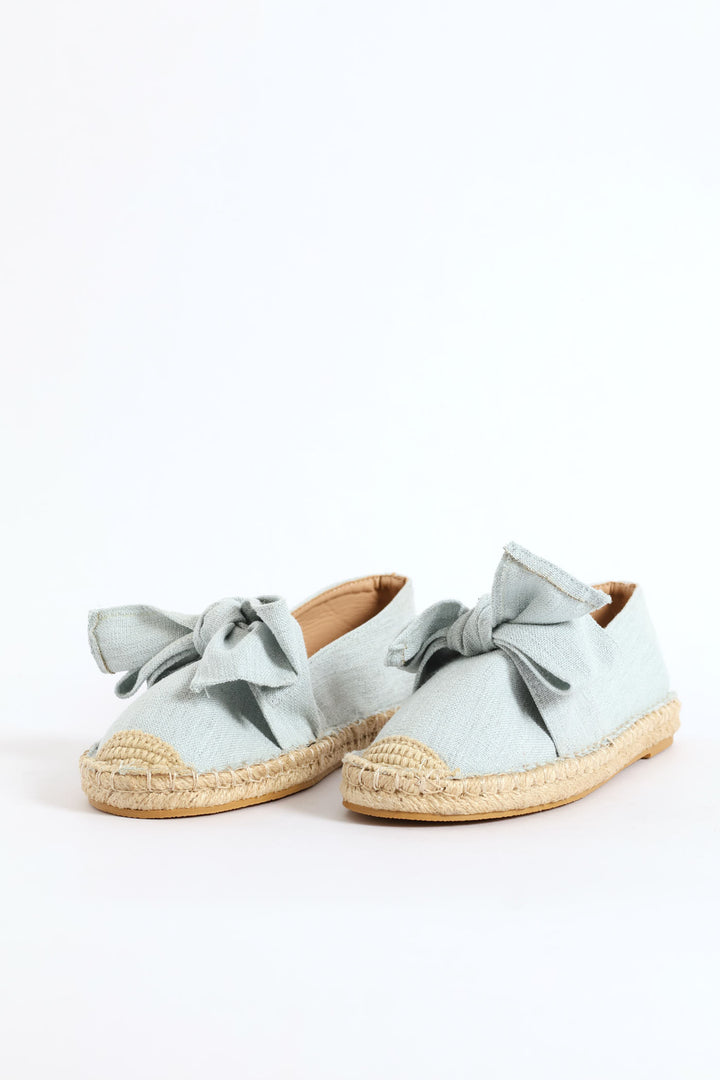 Espadrille Slip On - Light Blue
