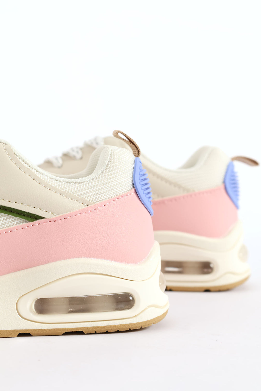 Girls Bubble Sole Trainer - Cream