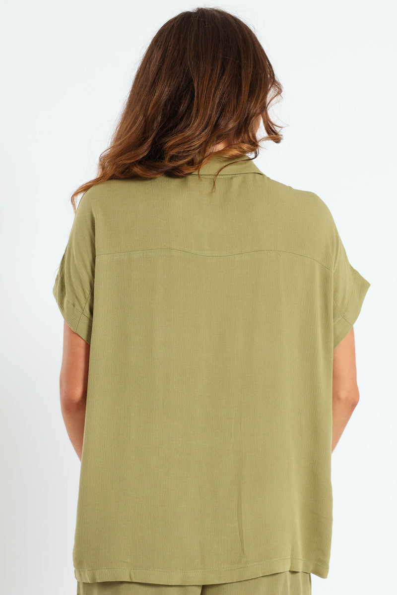 Grown On Sleeve Relaxed Shirt
