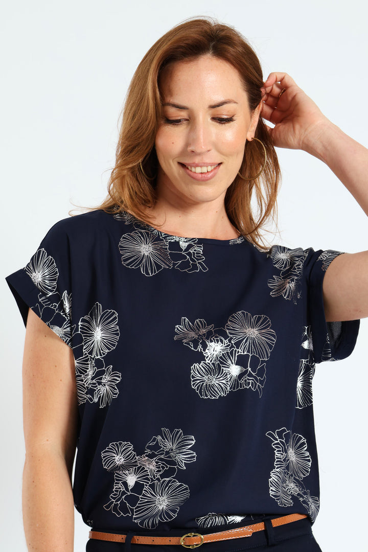 Formal Tee - Navy