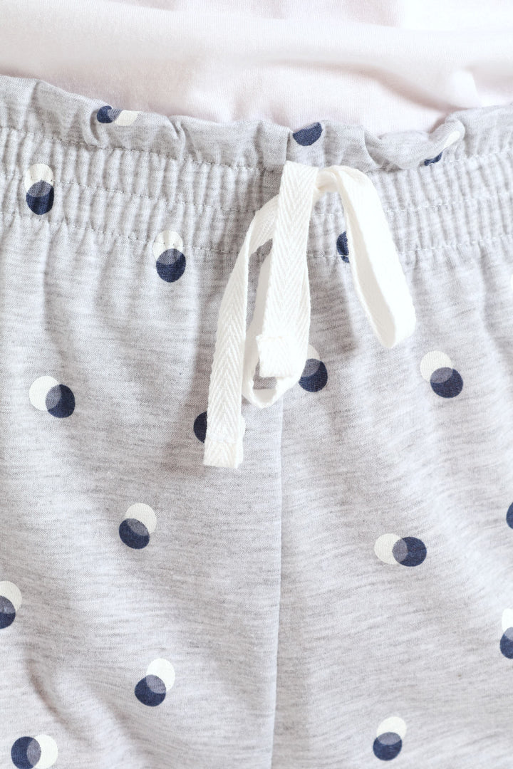 Spot Capri Pant - Grey Melange