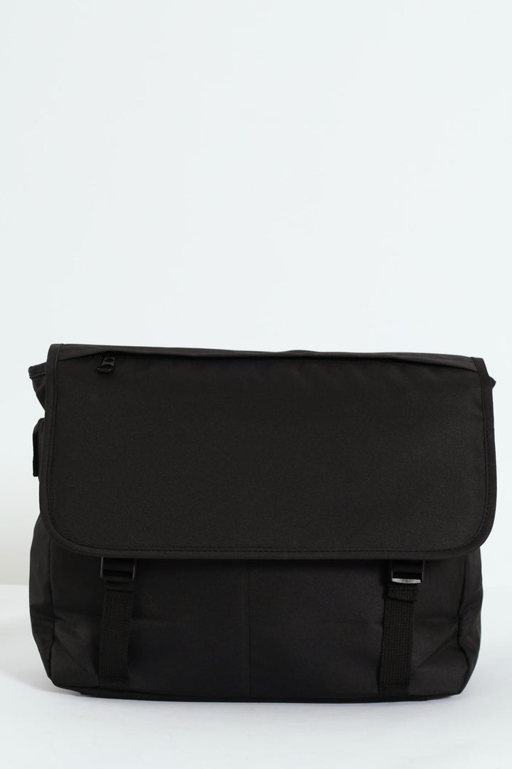 Laptop Messenger Bag - Black