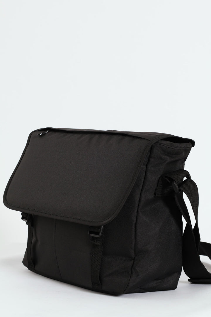 Laptop Messenger Bag - Black