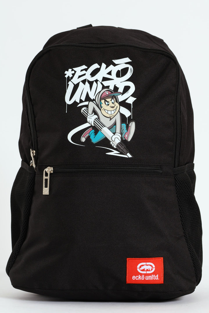 Graphic Backpack - Black
