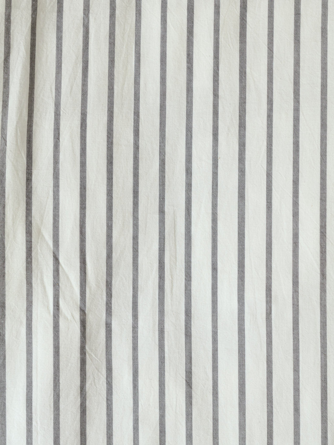 Yarn Dye Stripe Duvet Cover - Grey