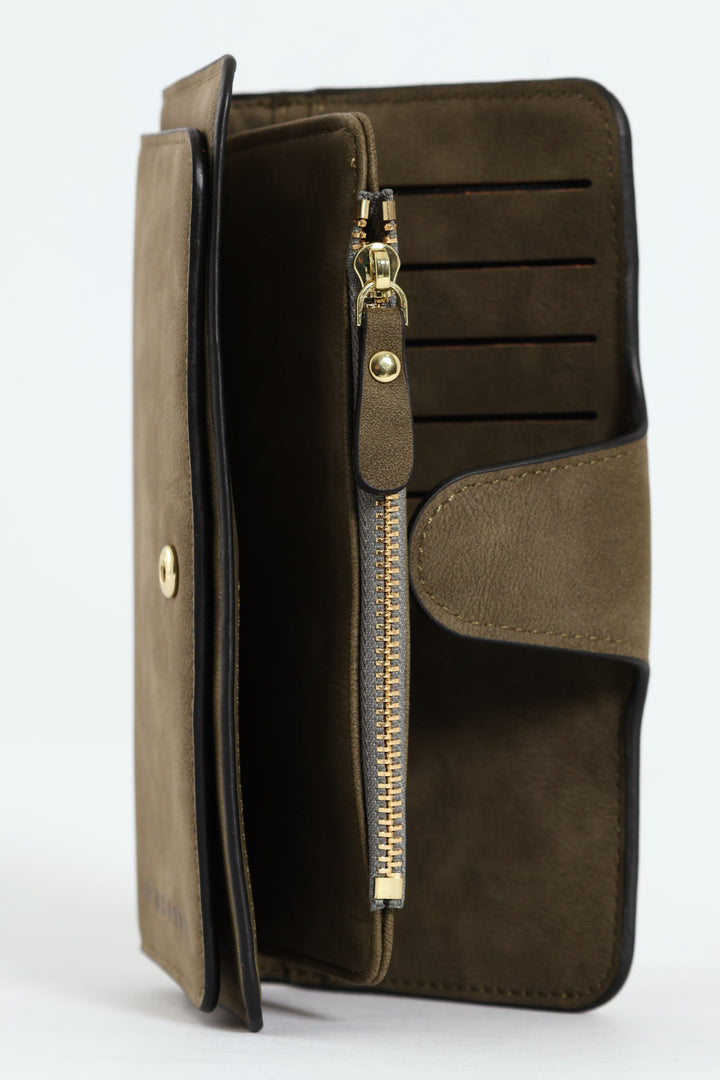 Large Bifold Wallet - Olive