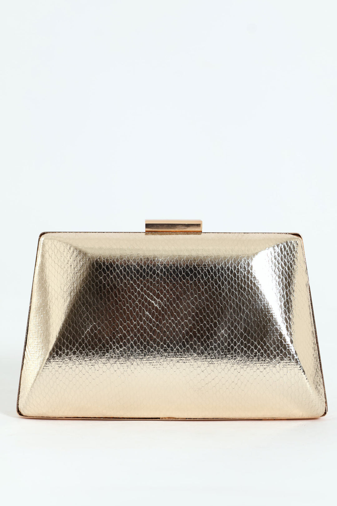 Hardcase Clutch Bag - Gold