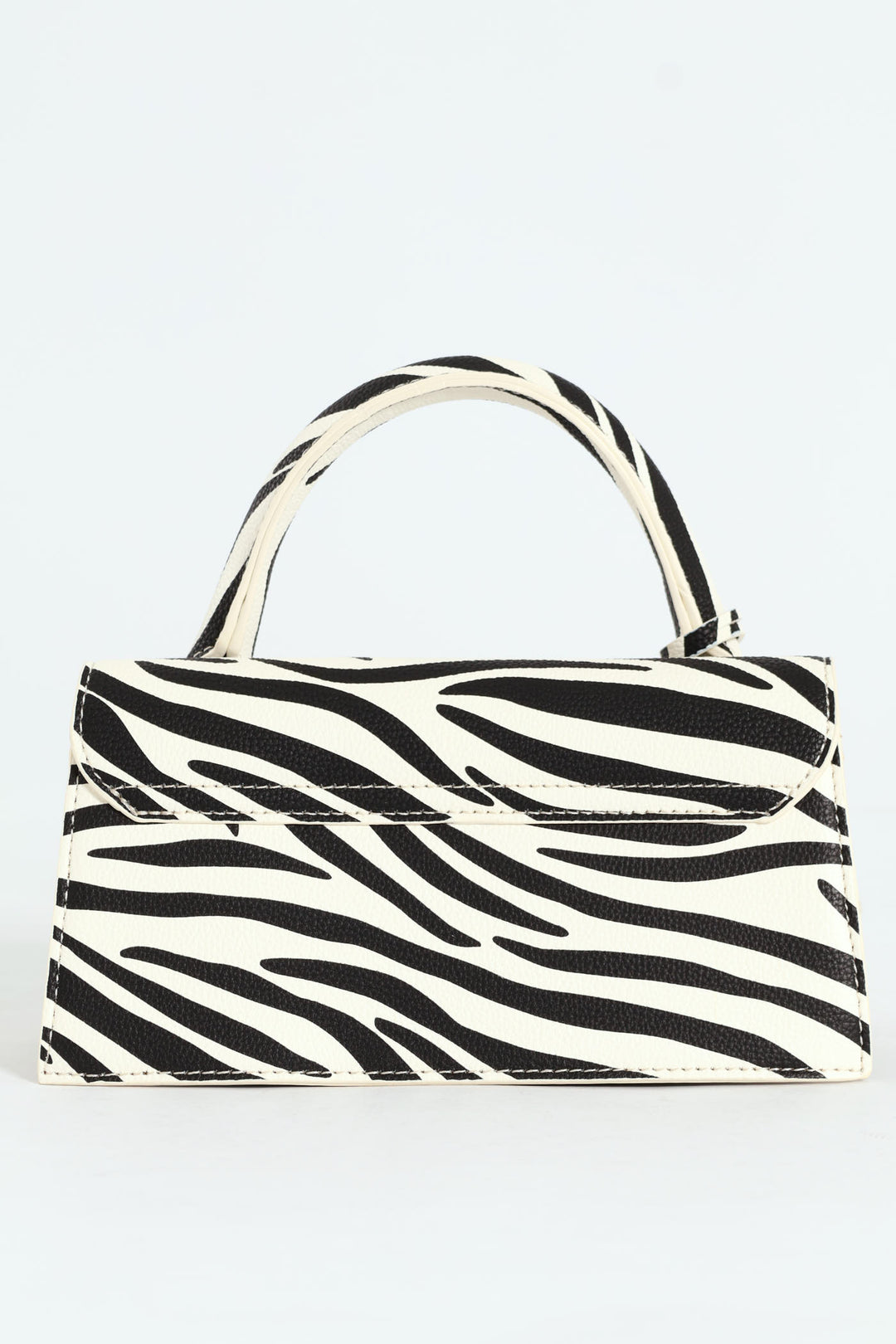 Aurevoir Top Handle Bag - Black/White