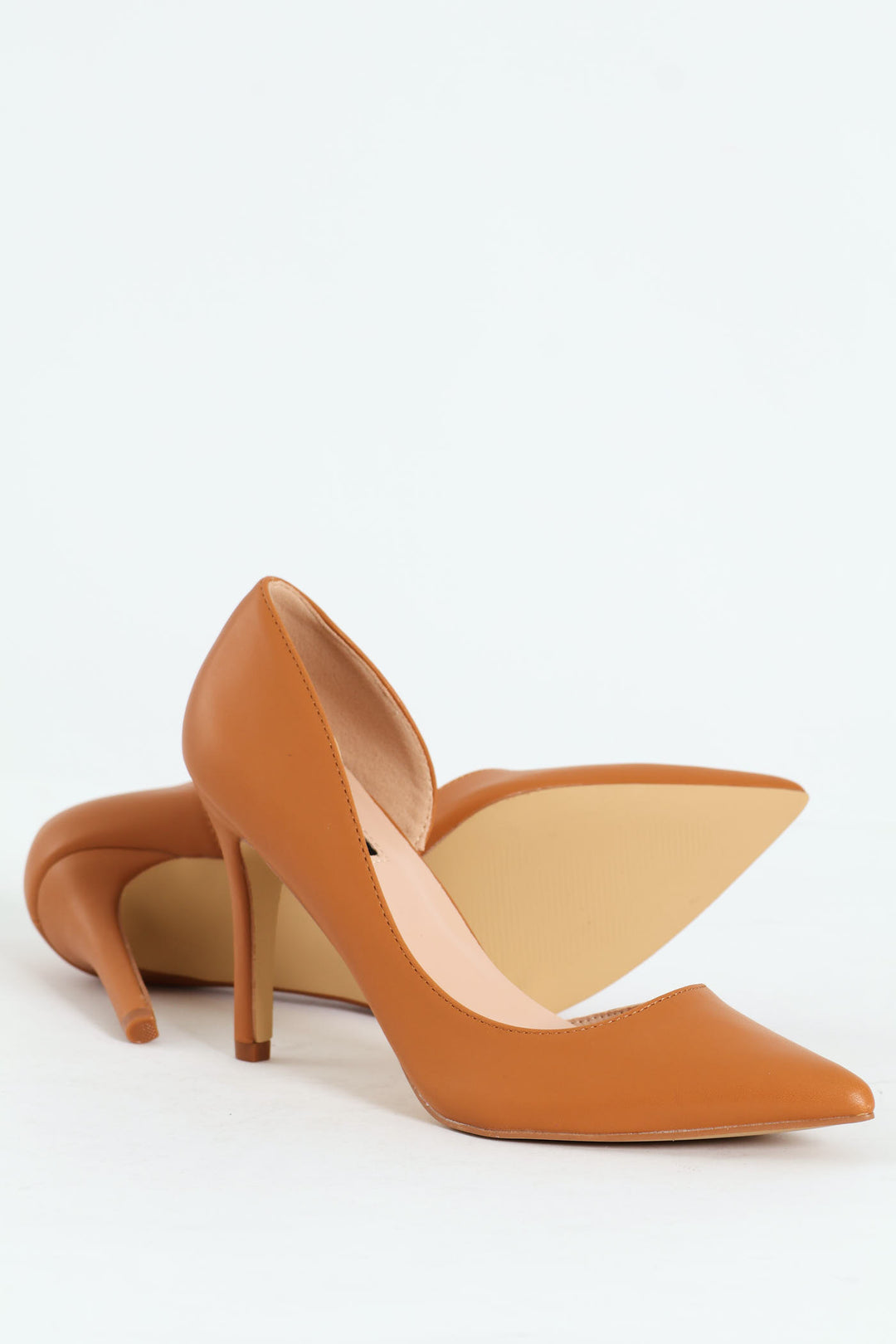 Fashion Court PU Heel - Tan
