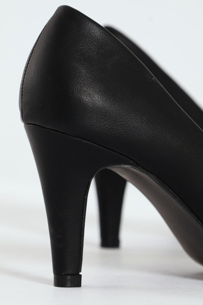 Mid Court Heel - Black