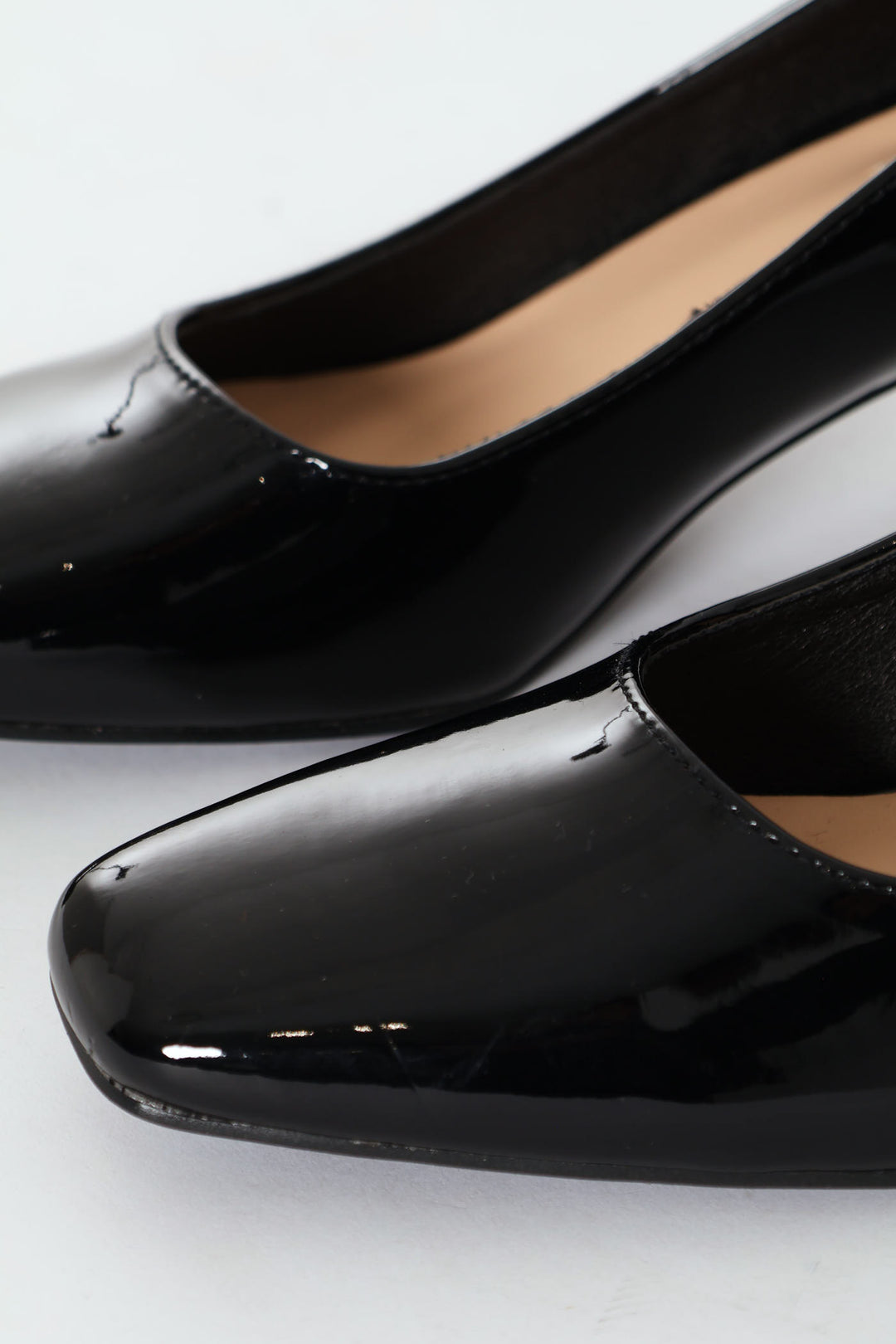 Block Court Heel - Black