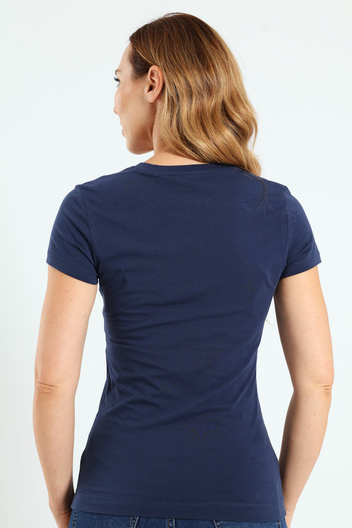 Short Sleeve Tee - Navy