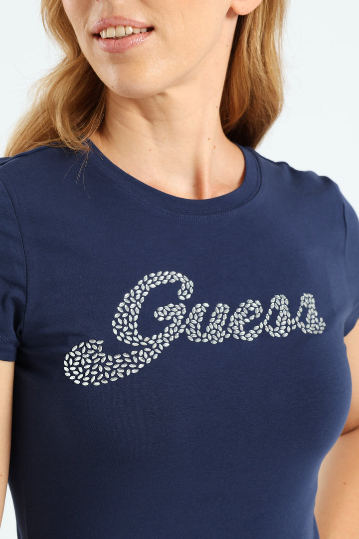 Short Sleeve Tee - Navy