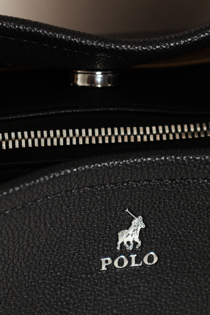 Lyon Medium Market Tote Bag - Black