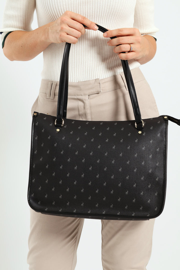 Panama Tote Bag - Black